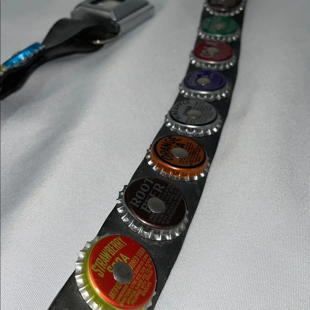 SODA CAP BELT WITH SEAT BELT BUCKLE FTL-02-107